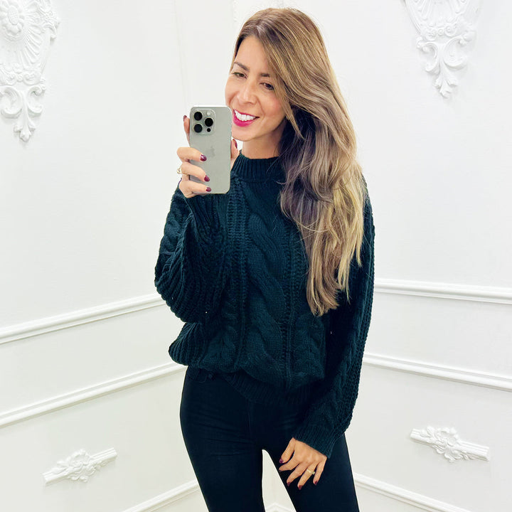 Chantae - Women's Loose Knit Sweater