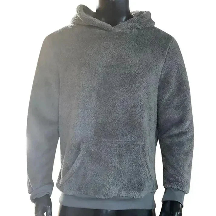 Sherpa Fleece Hoodie | Ultra-Soft Pullover | Warm Winter Lounge Wear