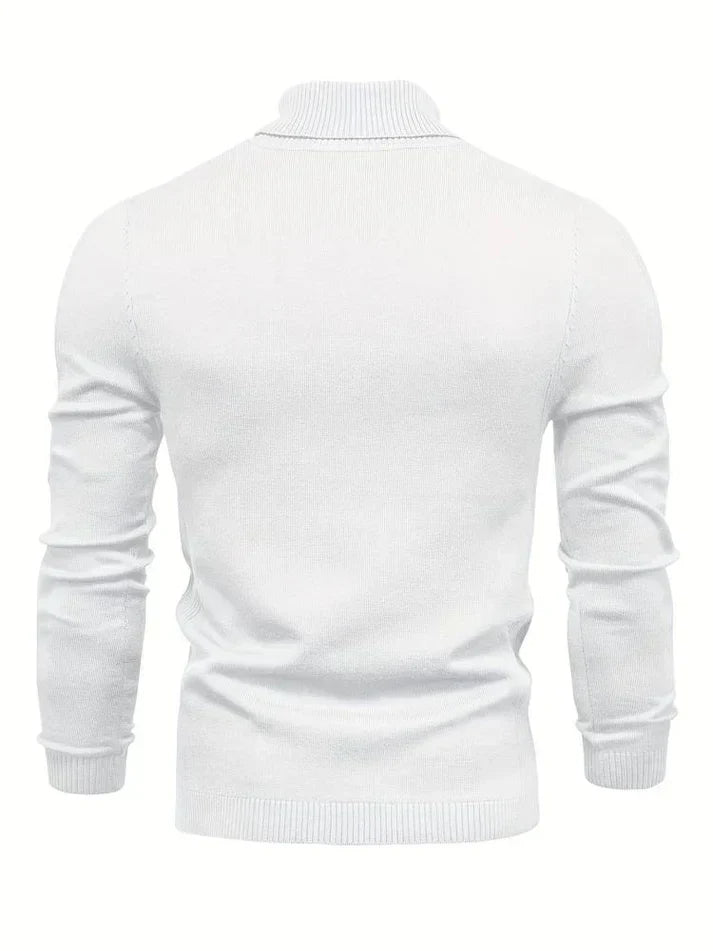 Pull à col roulé léger | Maille fine | Coupe ajustée