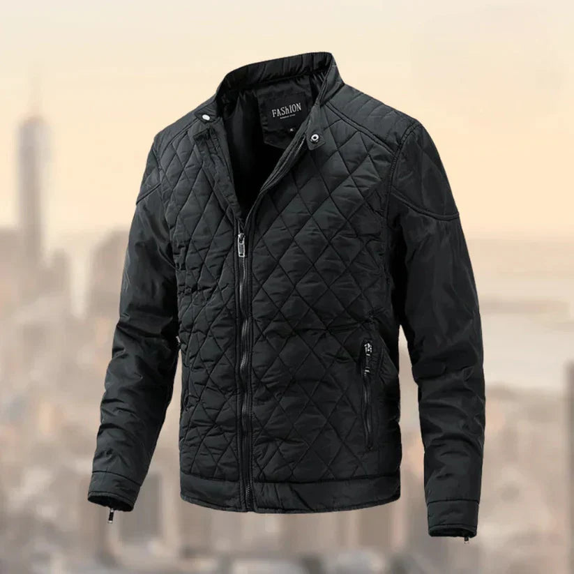 Men’s Quilted Lightweight Jacket | Transitional Outerwear | Casual Layering Piece