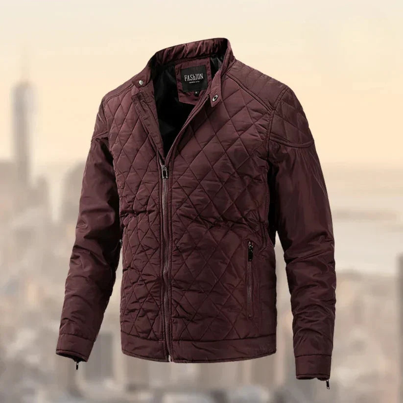Men’s Quilted Lightweight Jacket | Transitional Outerwear | Casual Layering Piece