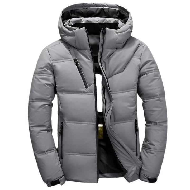 Doudoune d'hiver à capuche pour homme | Tissu coupe-vent | Isolation thermique