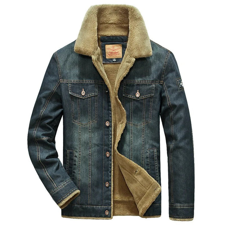 Sherpa-Lined Denim Jacket | Classic Fit | Warm Fall Outerwear