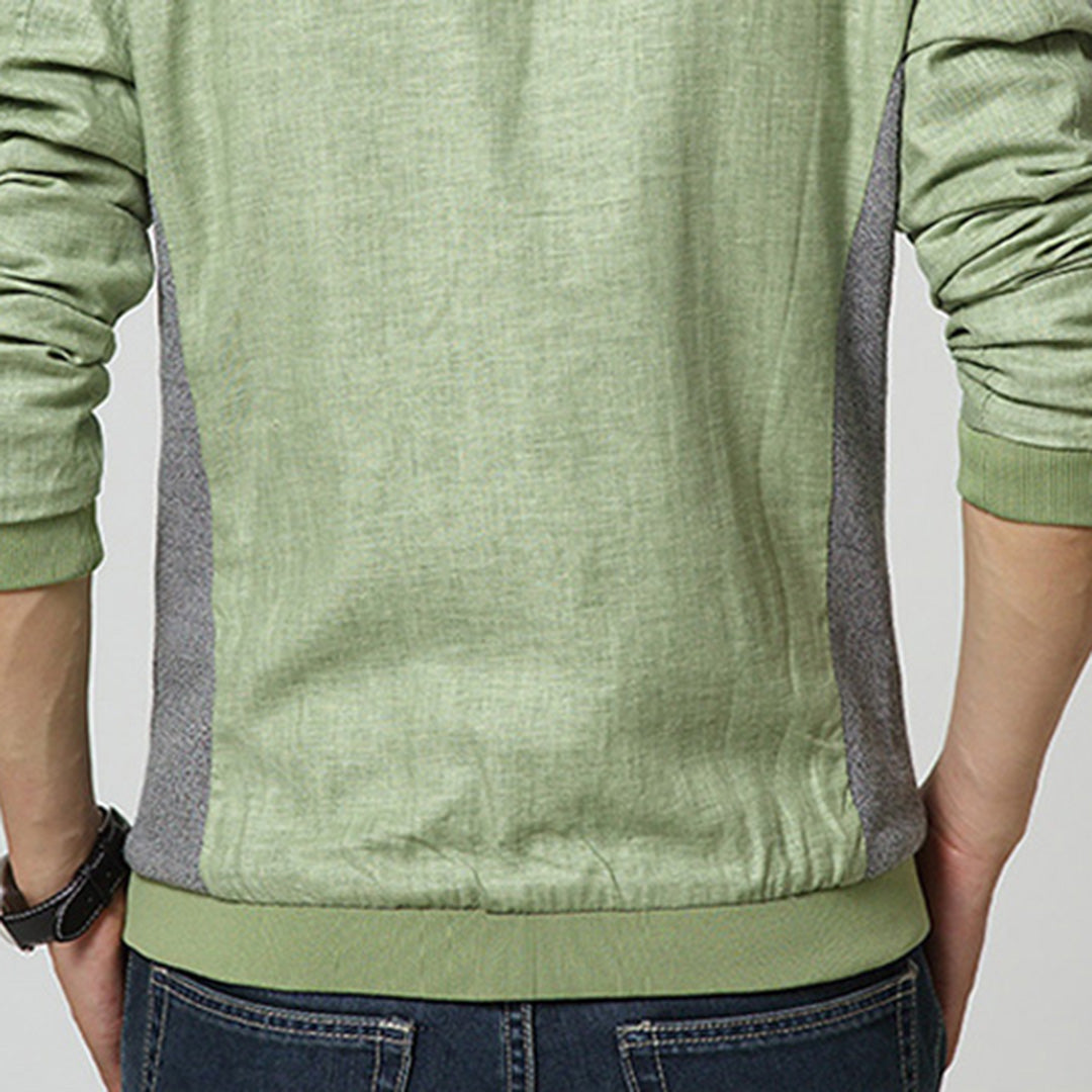 Men’s Slim Fit Tech Knit Jacket | Lightweight Zip-Up Layer | Smart Casual Streetwear