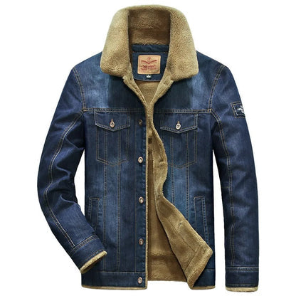 Sherpa-Lined Denim Jacket | Classic Fit | Warm Fall Outerwear