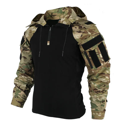 Tactical Quarter-Zip Combat Shirt | Utility Sleeves & Breathable Panels