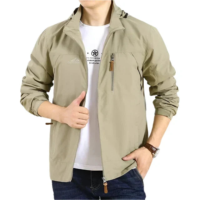 Men’s Lightweight Zip Jacket | Everyday Casual Outerwear | Transitional Layer