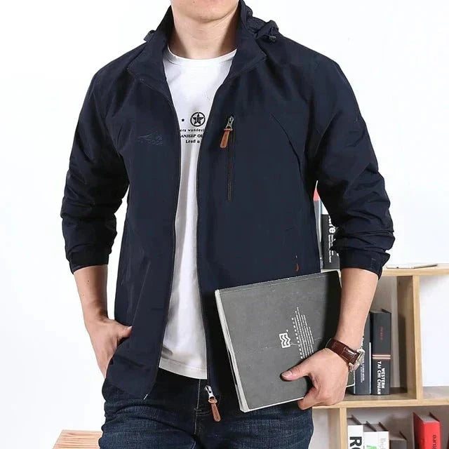 Men’s Lightweight Zip Jacket | Everyday Casual Outerwear | Transitional Layer