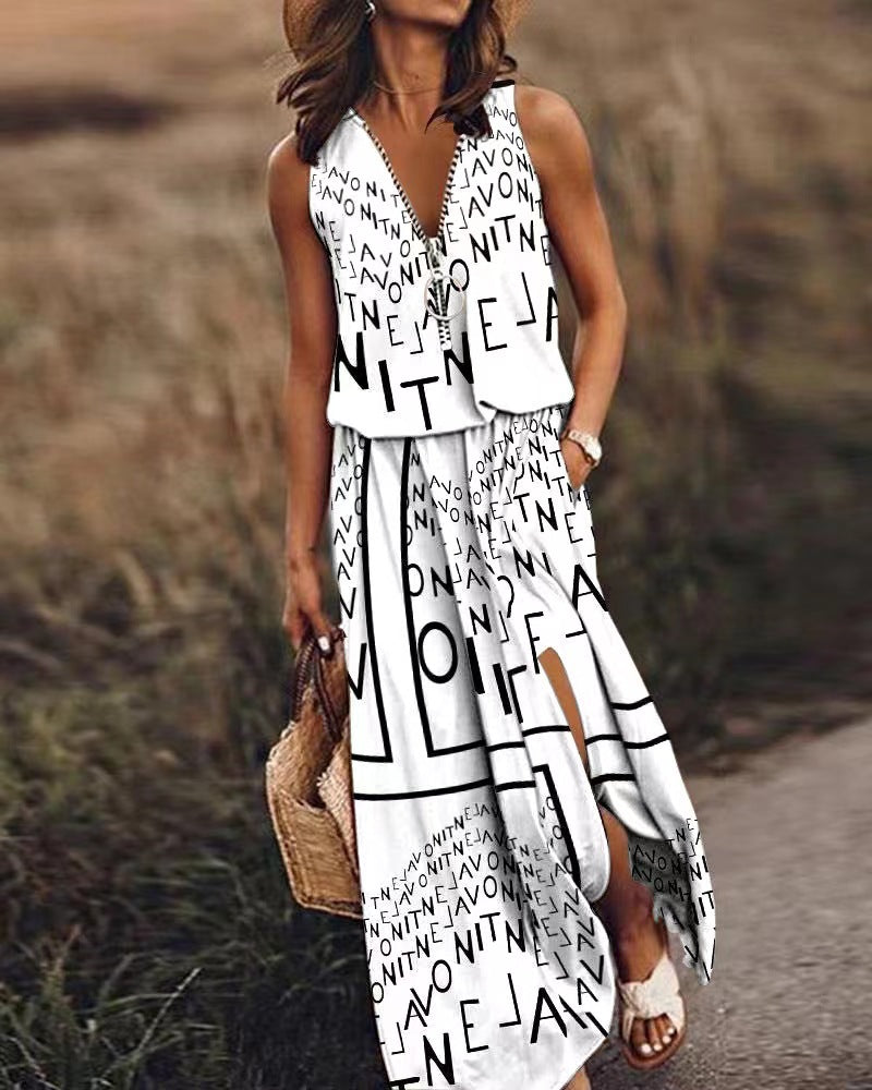 Pavina - New Elegant Printed Dress for Women
