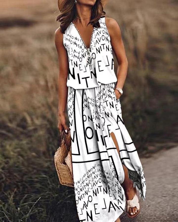 Pavina - New Elegant Printed Dress for Women