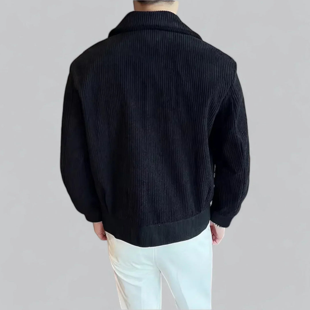 Men’s Corduroy Overshirt Jacket | Soft Texture | Utility Pockets | Fall Layer