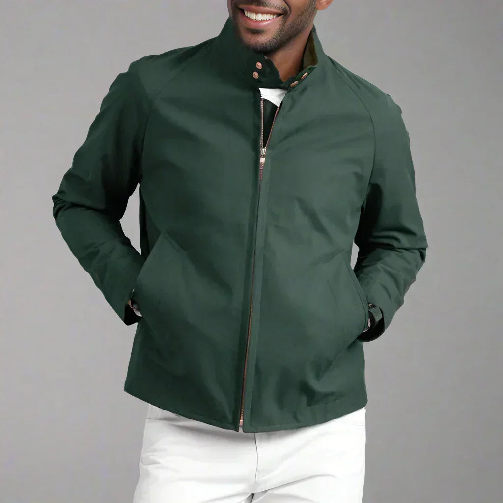 Men’s Lightweight Bomber Jacket | Minimalist Windbreaker | Casual Transitional Outerwear