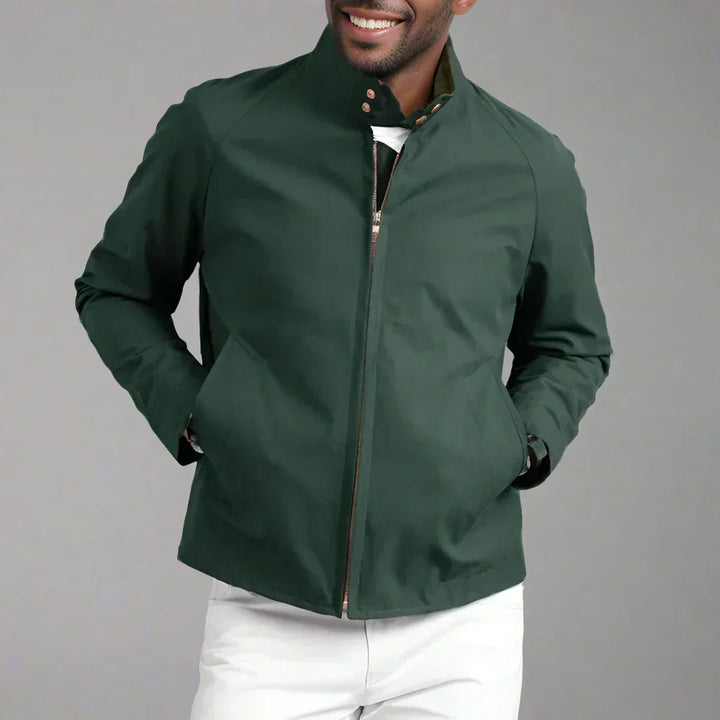 Men’s Lightweight Bomber Jacket | Minimalist Windbreaker | Casual Transitional Outerwear