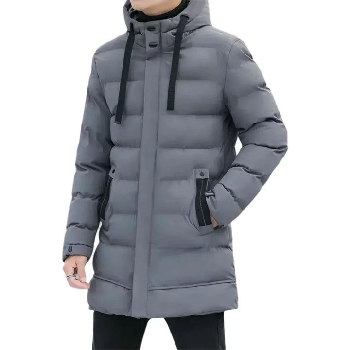 Men's Long Puffer Parka | Windproof & Insulated | Winter Outerwear Canada