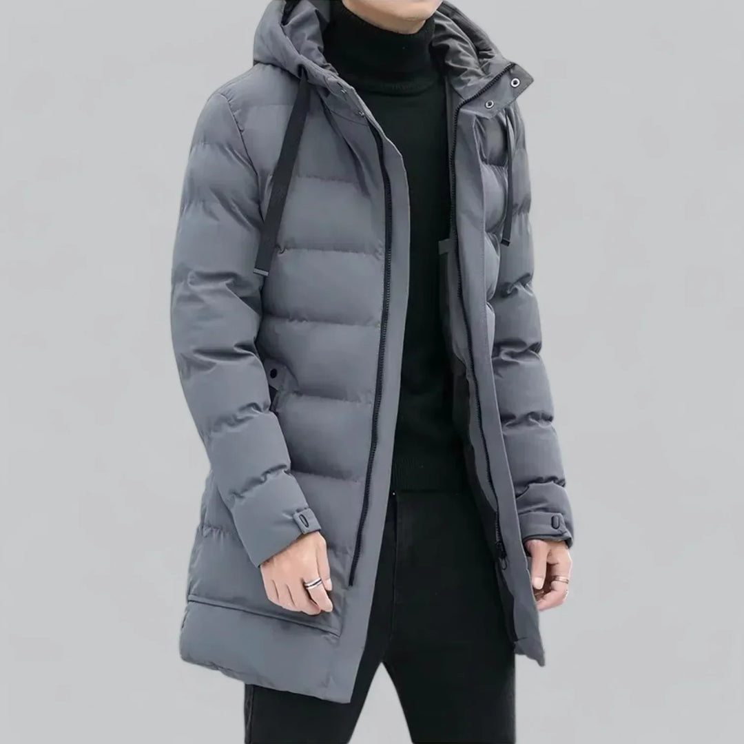 Men's Long Puffer Parka | Windproof & Insulated | Winter Outerwear Canada
