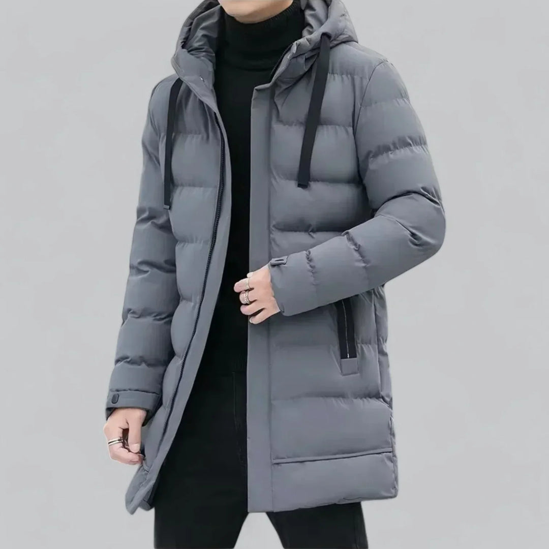 Men's Long Puffer Parka | Windproof & Insulated | Winter Outerwear Canada