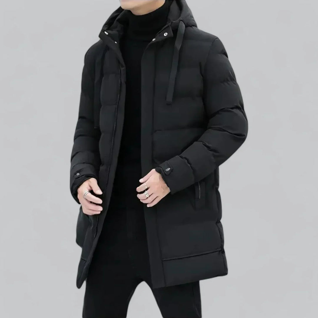 Men's Long Puffer Parka | Windproof & Insulated | Winter Outerwear Canada