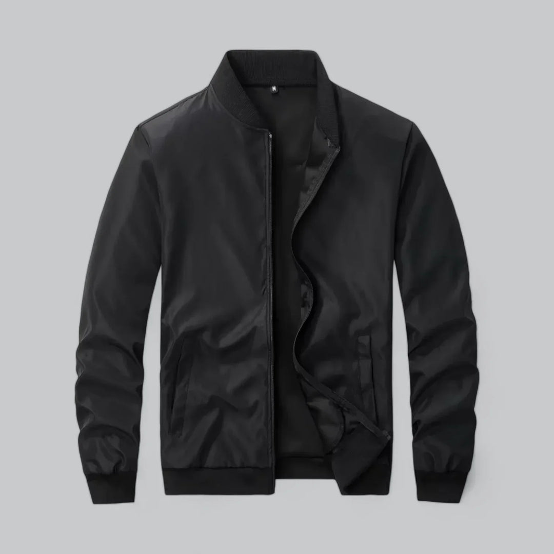 Blouson aviateur en similicuir pour homme | Veste légère streetwear