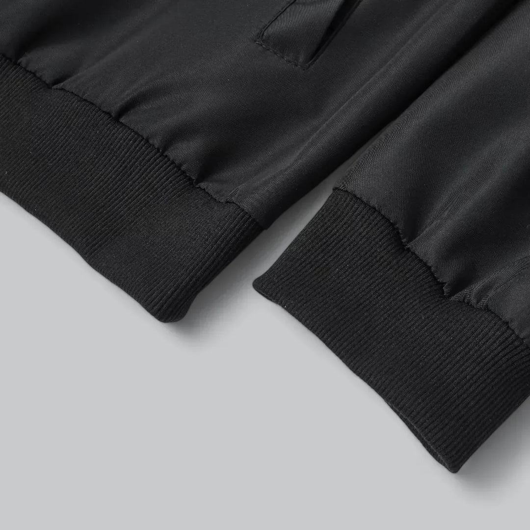 Blouson aviateur en similicuir pour homme | Veste légère streetwear