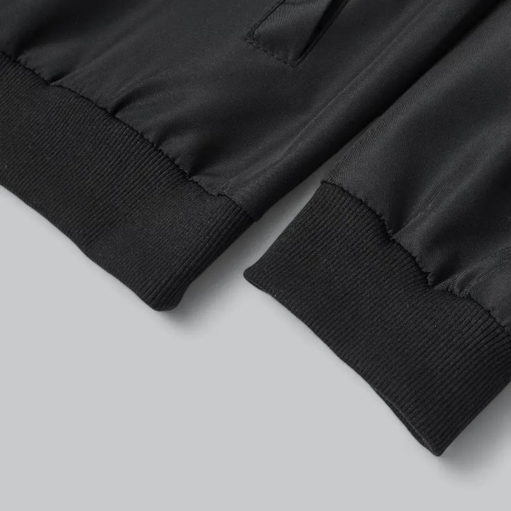 Blouson aviateur en similicuir pour homme | Veste légère streetwear