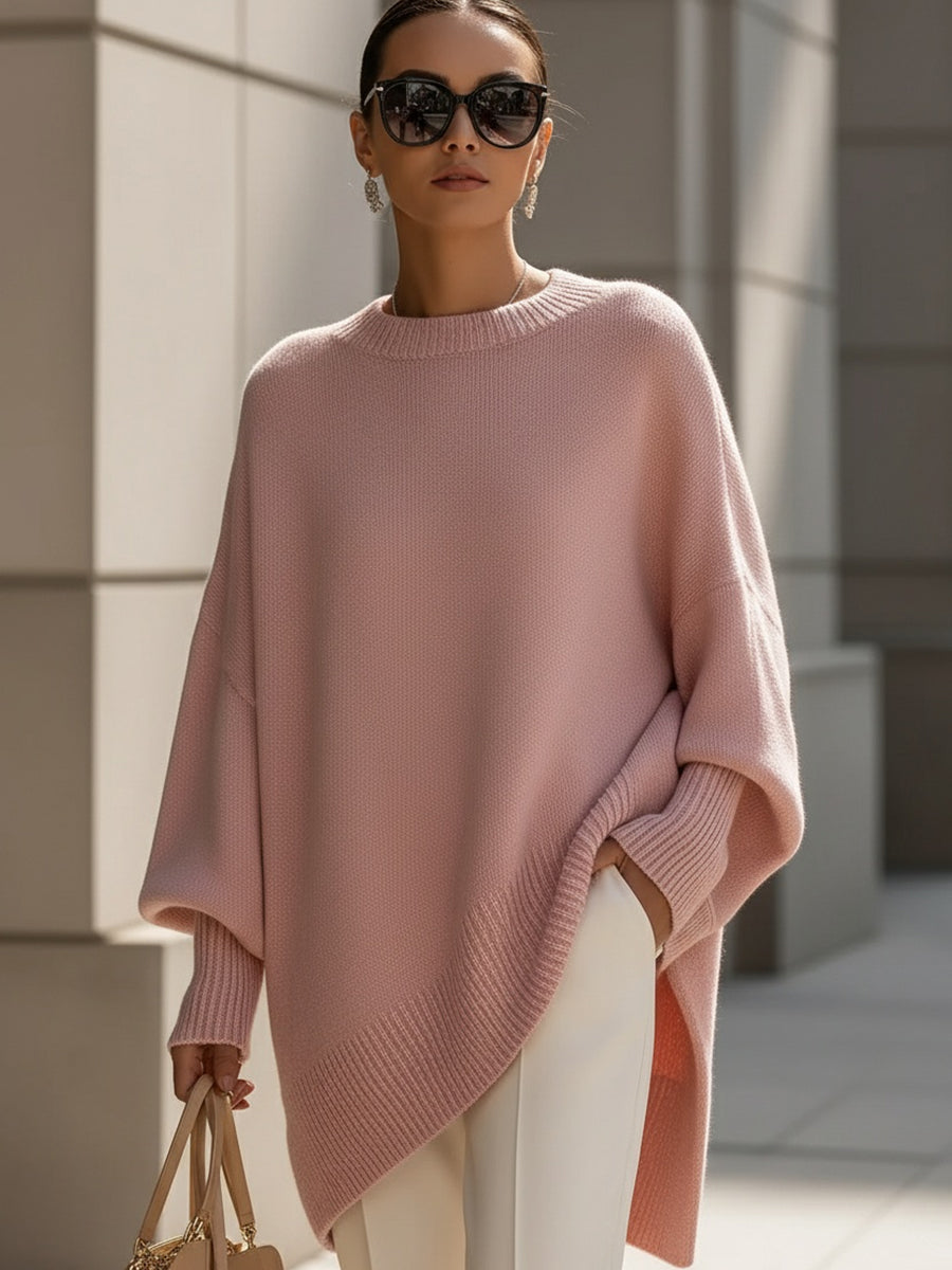 Selinara - Oversized Poncho Sweater