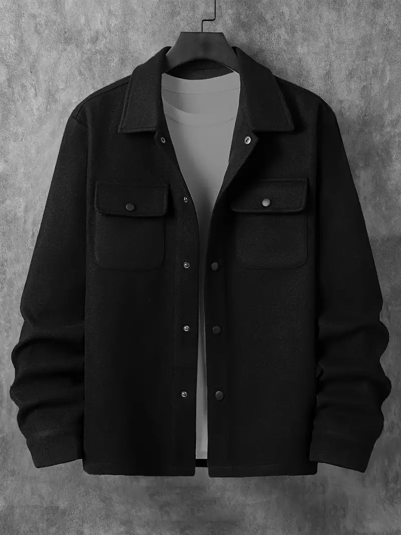 Men’s Overshirt Jacket | Wool-Blend Shacket | Smart Casual Layer