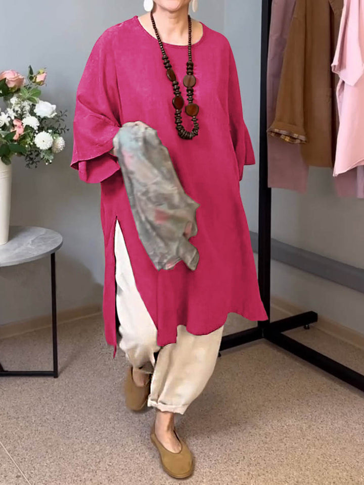 Isandra - Casual Long Linen Tunic
