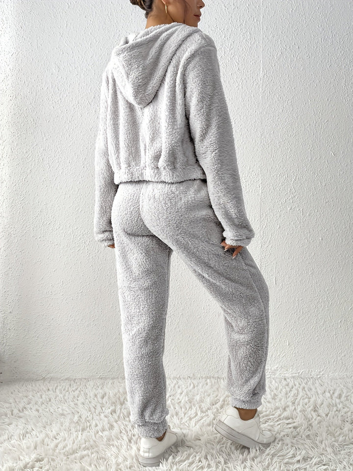 Fleece Loungewear Set | Ultra-Soft Hoodie & Joggers | Cosy Casual Wear
