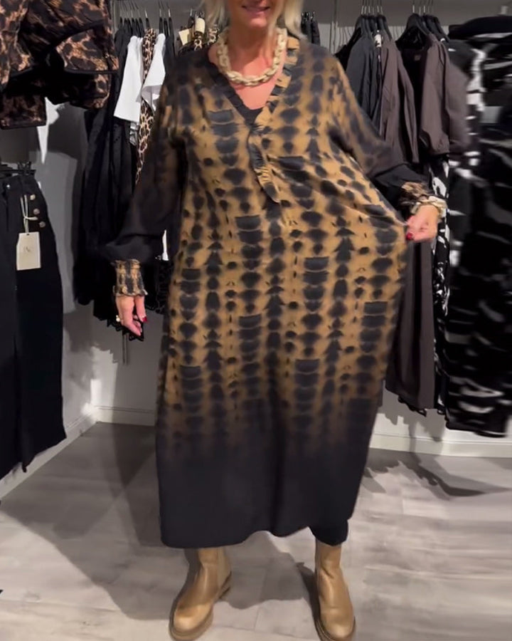 Héloïse - Versatile brown feminine dress