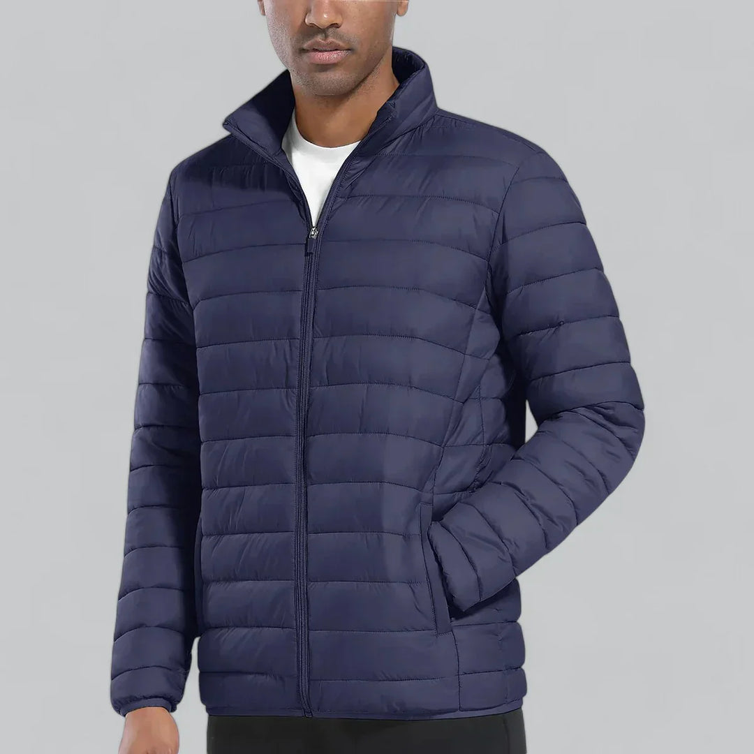 Men’s Lightweight Puffer Jacket | Packable Design | Quilted Insulation