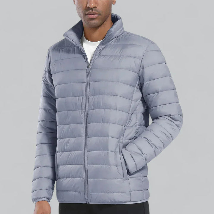 Men’s Lightweight Puffer Jacket | Packable Design | Quilted Insulation