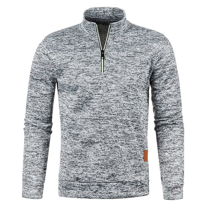 Men's Quarter-Zip Fleece Pullover | Minimalist Fit | Soft Brushed Knit