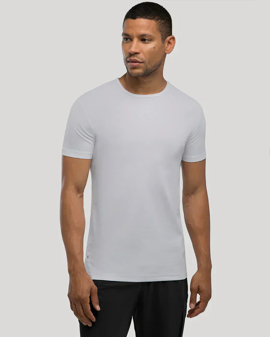 Men’s Essential Crew Neck T-Shirt | Ultra-Soft Cotton Blend | Slim Fit