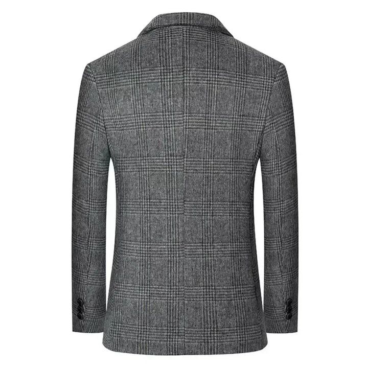 Blazer à carreaux pour homme | Veste classique à deux boutons | Style élégant et décontracté
