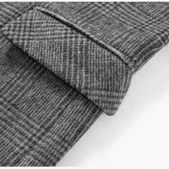 Blazer à carreaux pour homme | Veste classique à deux boutons | Style élégant et décontracté