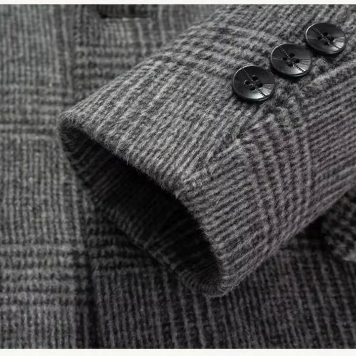 Blazer à carreaux pour homme | Veste classique à deux boutons | Style élégant et décontracté