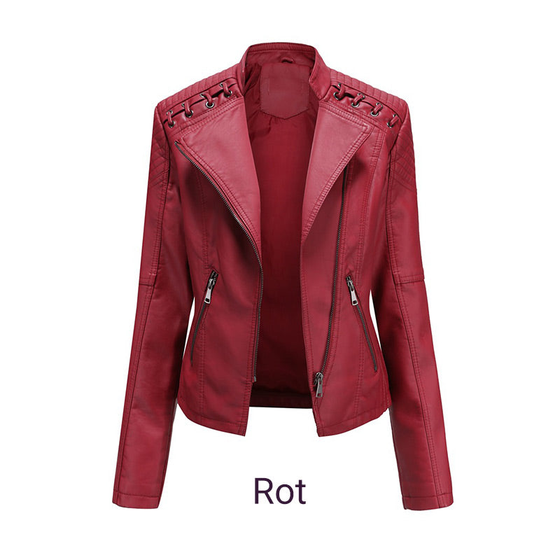 Cleo - Washed lambskin jacket