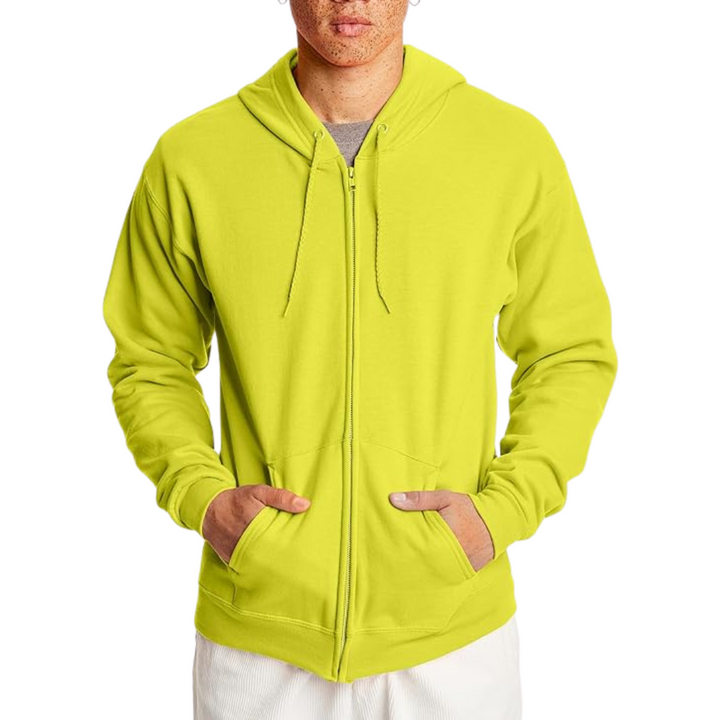 Men’s Full-Zip Fleece Hoodie | Everyday Layer | Soft Brushed Interior