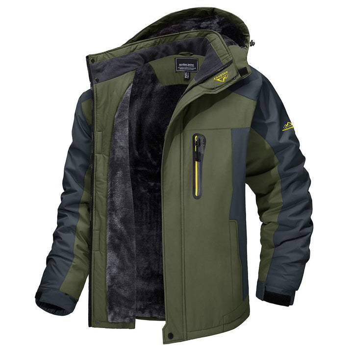 Men’s Insulated Outdoor Winter Jacket | Waterproof Ski Coat | Thermal Fleece Lined