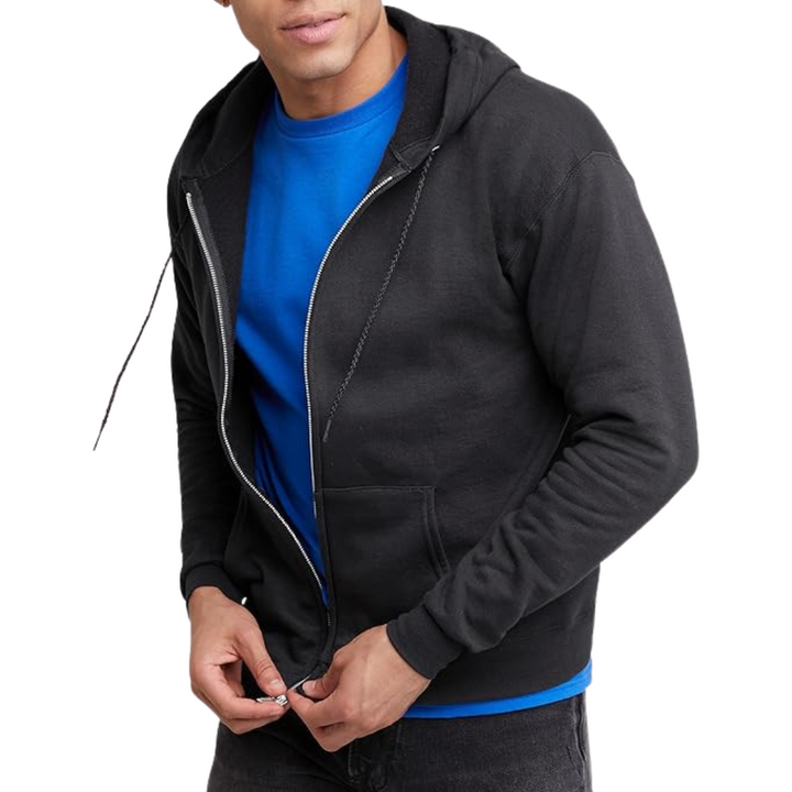 Men’s Full-Zip Fleece Hoodie | Everyday Layer | Soft Brushed Interior