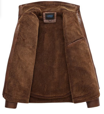 Men’s Faux Leather Jacket | Stand Collar Moto Style | Lightweight Outerwear Canada