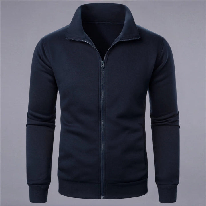 Men’s Zip-Up Track Jacket | Lightweight Performance Knit | Minimalist Athletic Layer