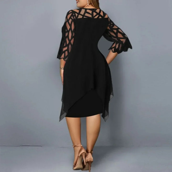 Laurienne - Plus Size Flowing Midi Dress