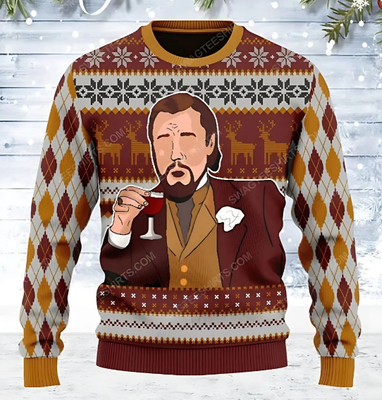 Pull de Noël humoristique | Pull en maille imprimée | Haut original pour les fêtes d'hiver