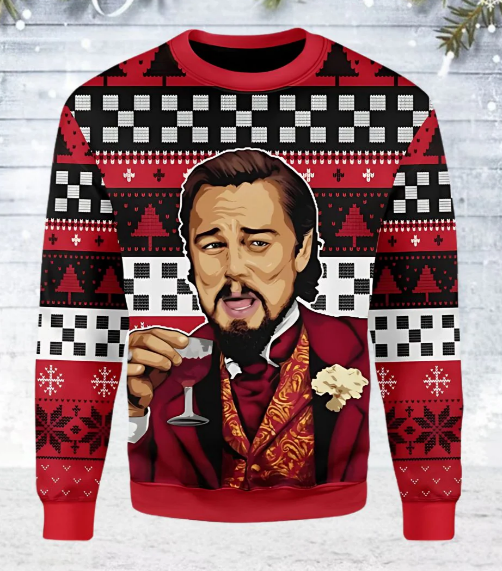 Pull de Noël humoristique | Pull en maille imprimée | Haut original pour les fêtes d'hiver