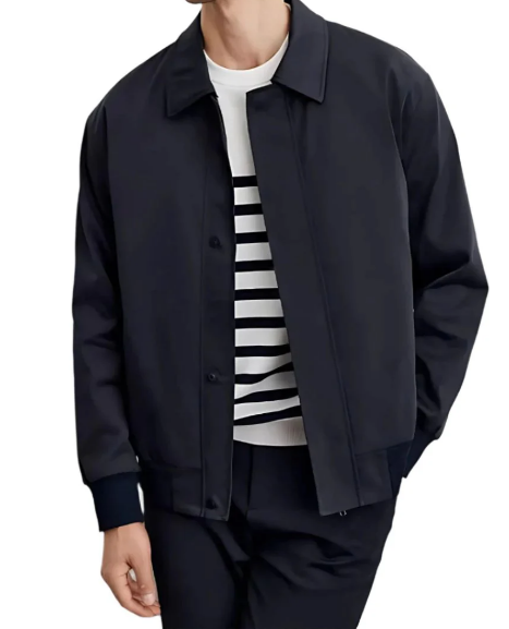 Men’s Lightweight Coach Jacket | Water-Resistant Shell | Casual Spring Outerwear