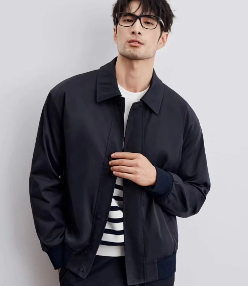 Men’s Lightweight Coach Jacket | Water-Resistant Shell | Casual Spring Outerwear