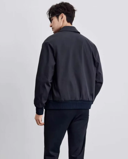 Men’s Lightweight Coach Jacket | Water-Resistant Shell | Casual Spring Outerwear