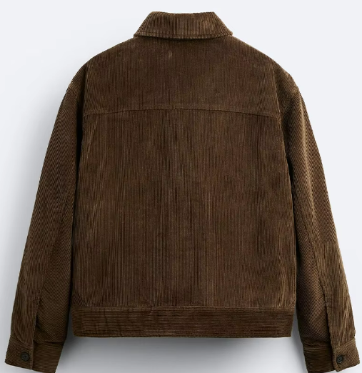 Corduroy Overshirt Jacket | Boxy Fit | Button-Front Design