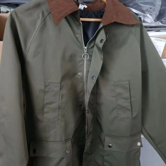 Veste de terrain en coton ciré pour homme | Veste d'extérieur résistante aux intempéries